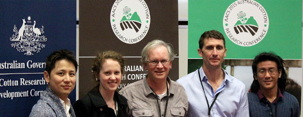 CWI team at the 2nd AACS 2015 Australian Cotton Research Conference
